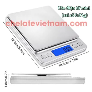 Cân điện tử mini (cân tiểu ly 0,01g - 500g) cân dùng cho nhà bếp, y tế, thí nghiệm