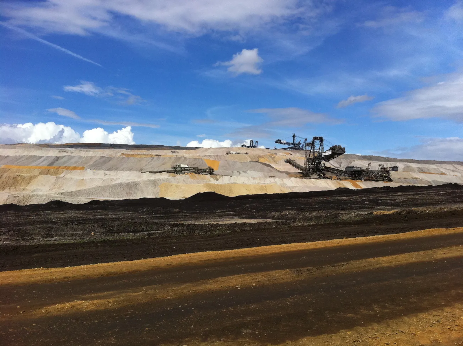 Mỏ lignite Garzweiler II, Đức (nhiều góc ảnh).