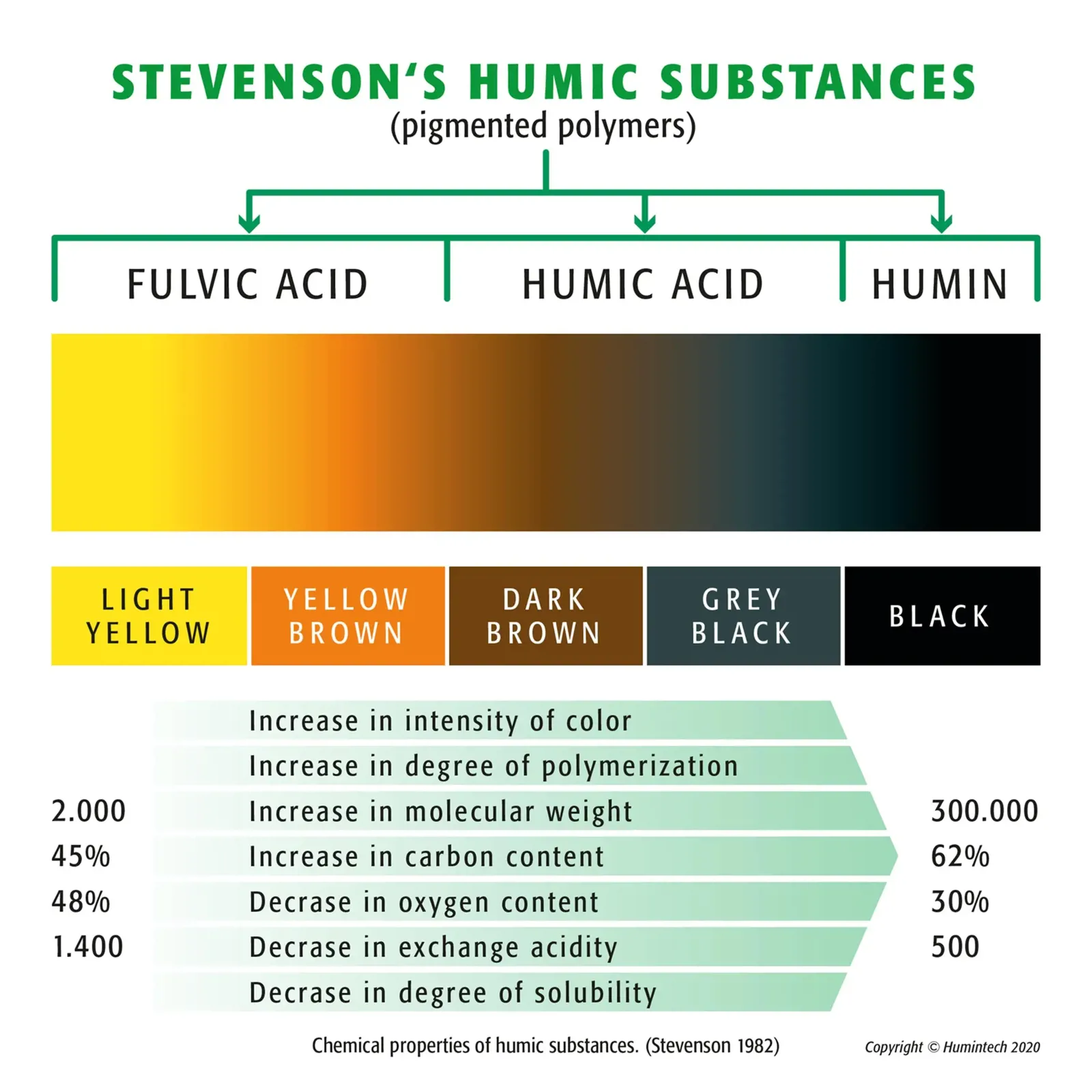 Stevenson Humic Substances (Polymer sắc tố) 
