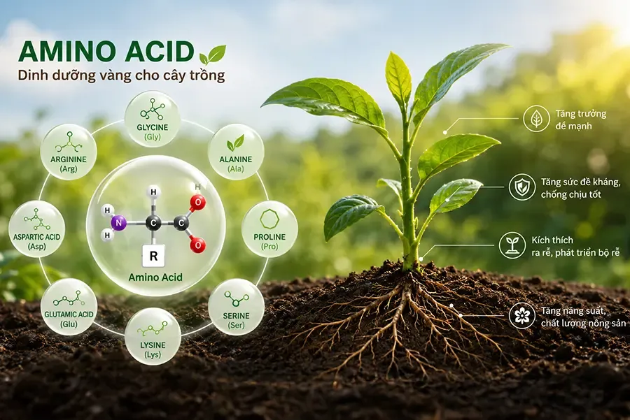 Amino động vật hay thực vật