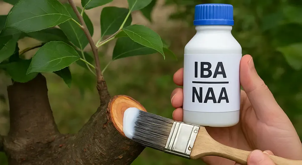 IBA và NAA giúp cây mau liền sẹo